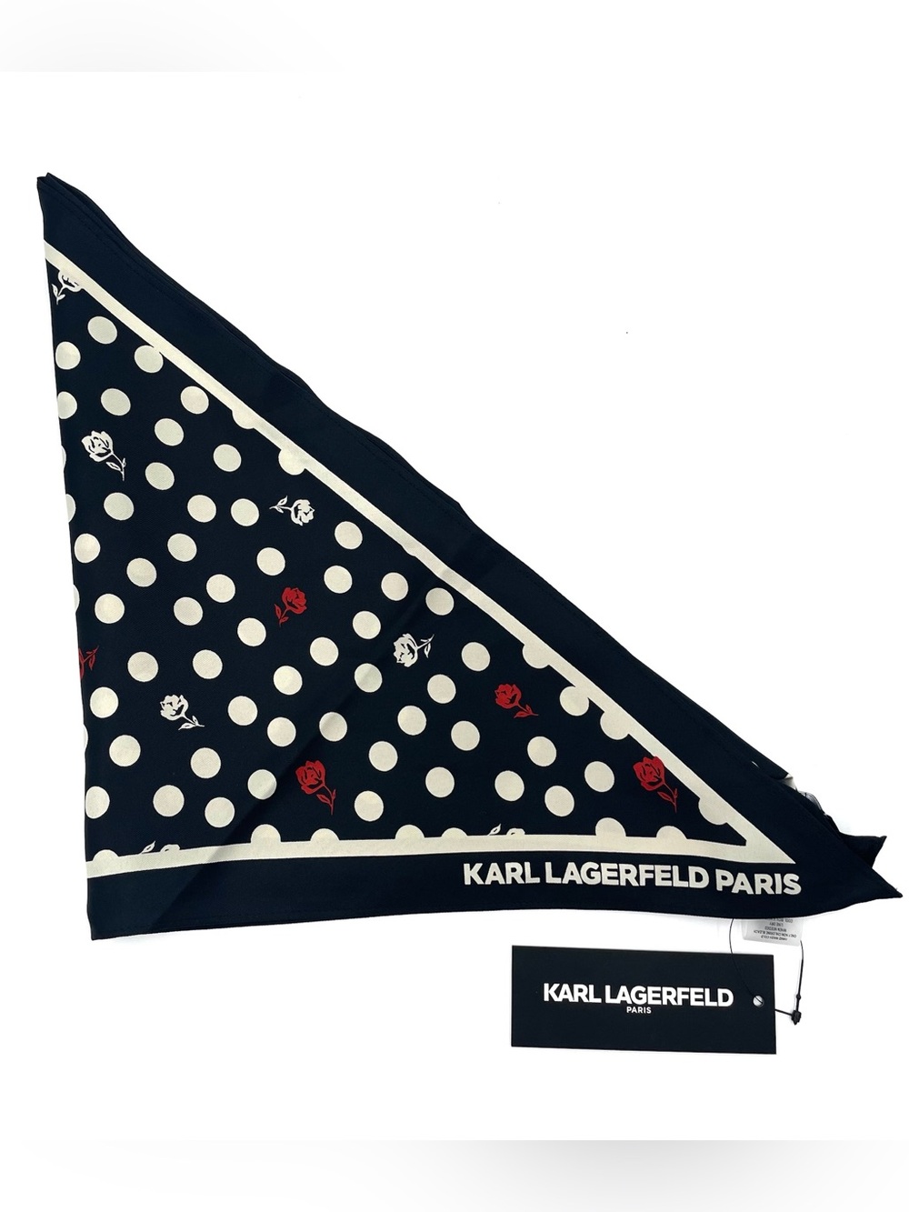 Brand New Karl Lagerfeld Ilona Dot Scarf
